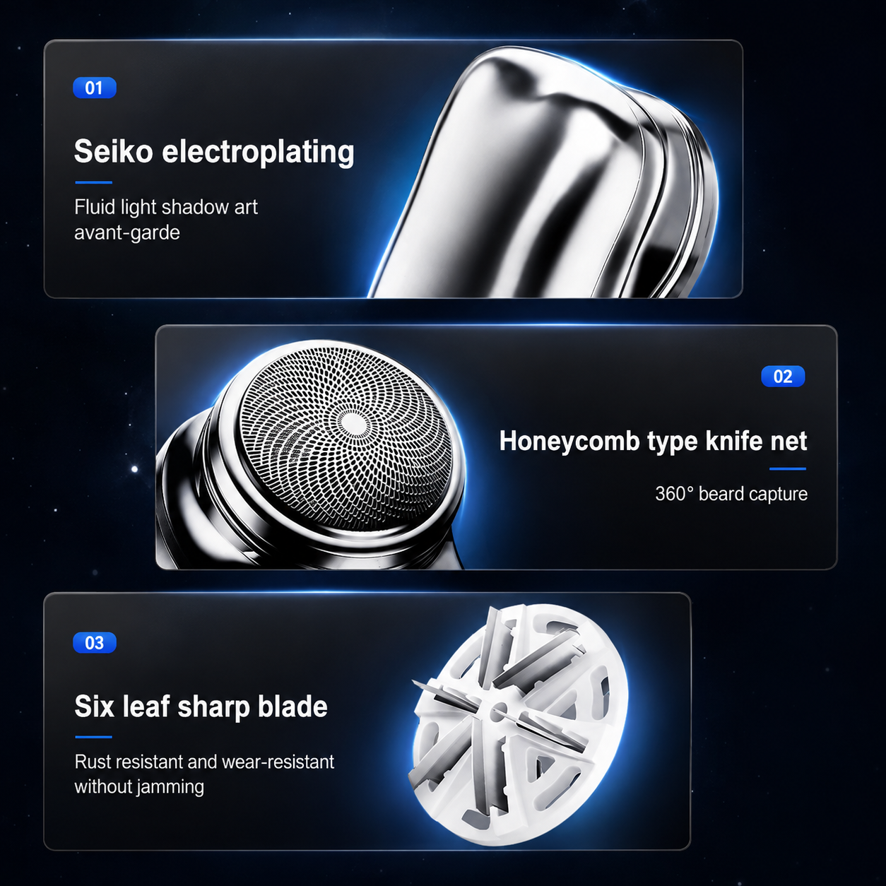 Portable Mini Pocket Shaver – USB-C Rechargeable Electric Shaver for Men