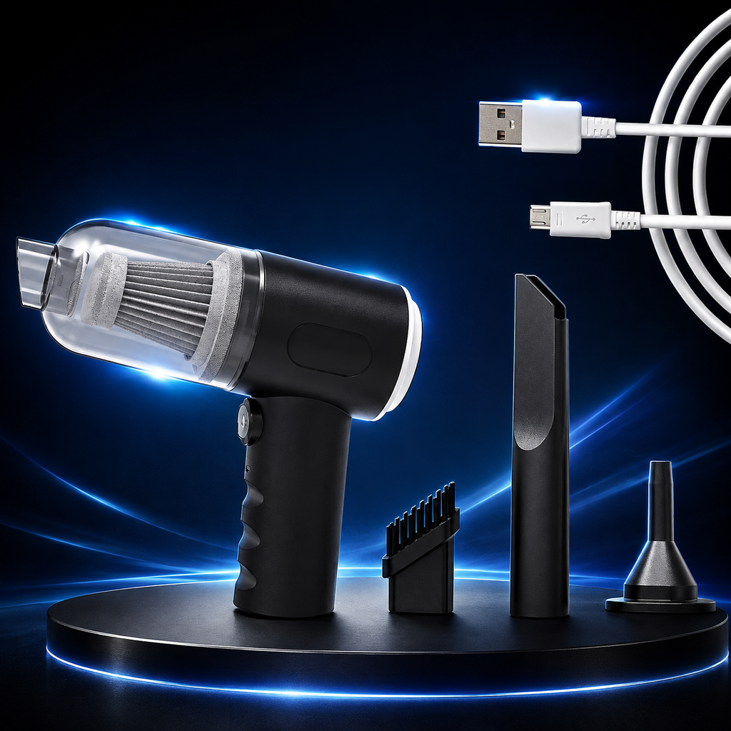 Portable Handheld Vacuum & Blower – Multi-Surface Cleaner