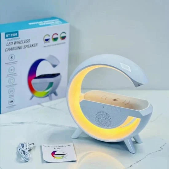 LED Wireless Charging Speaker – Bluetooth Speaker with Charging
