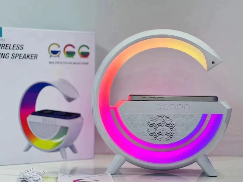 LED Wireless Charging Speaker – Bluetooth Speaker with Charging