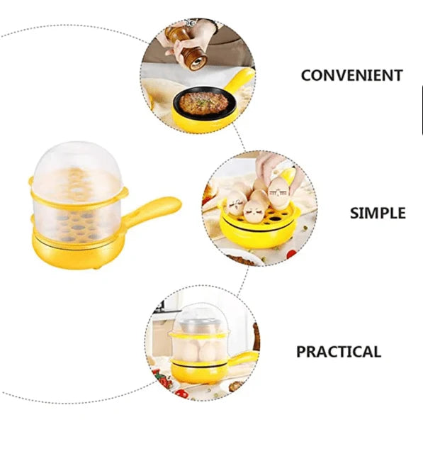 Multi-Functional Electric Egg Boiler & Steamer